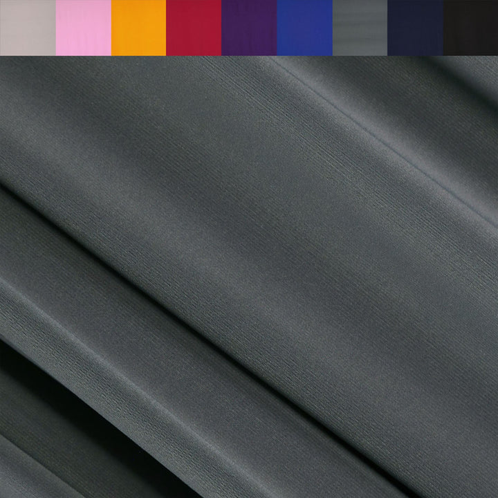 ITY Polyester Spandex Fabric | Charcoal - FabricLA.com