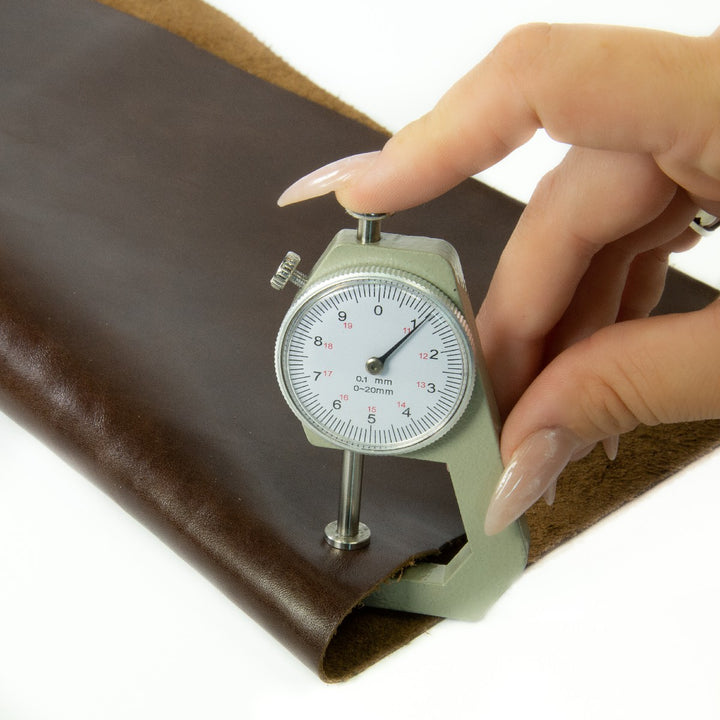 Genuine Leather Tooling and Crafting Sheets | Heavy Duty Full Grain Cowhide (1.0-1.2mm) | Denver Brown - FabricLA.com