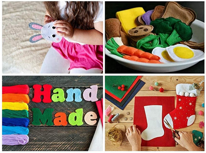 FabricLA | Acrylic Felt Craft Fabric Random Multi-Color Scrap Bag Bundle - 5 oz - Great for Sewing, Cushion and Padding, DIY Arts & Crafts! - FabricLA.com