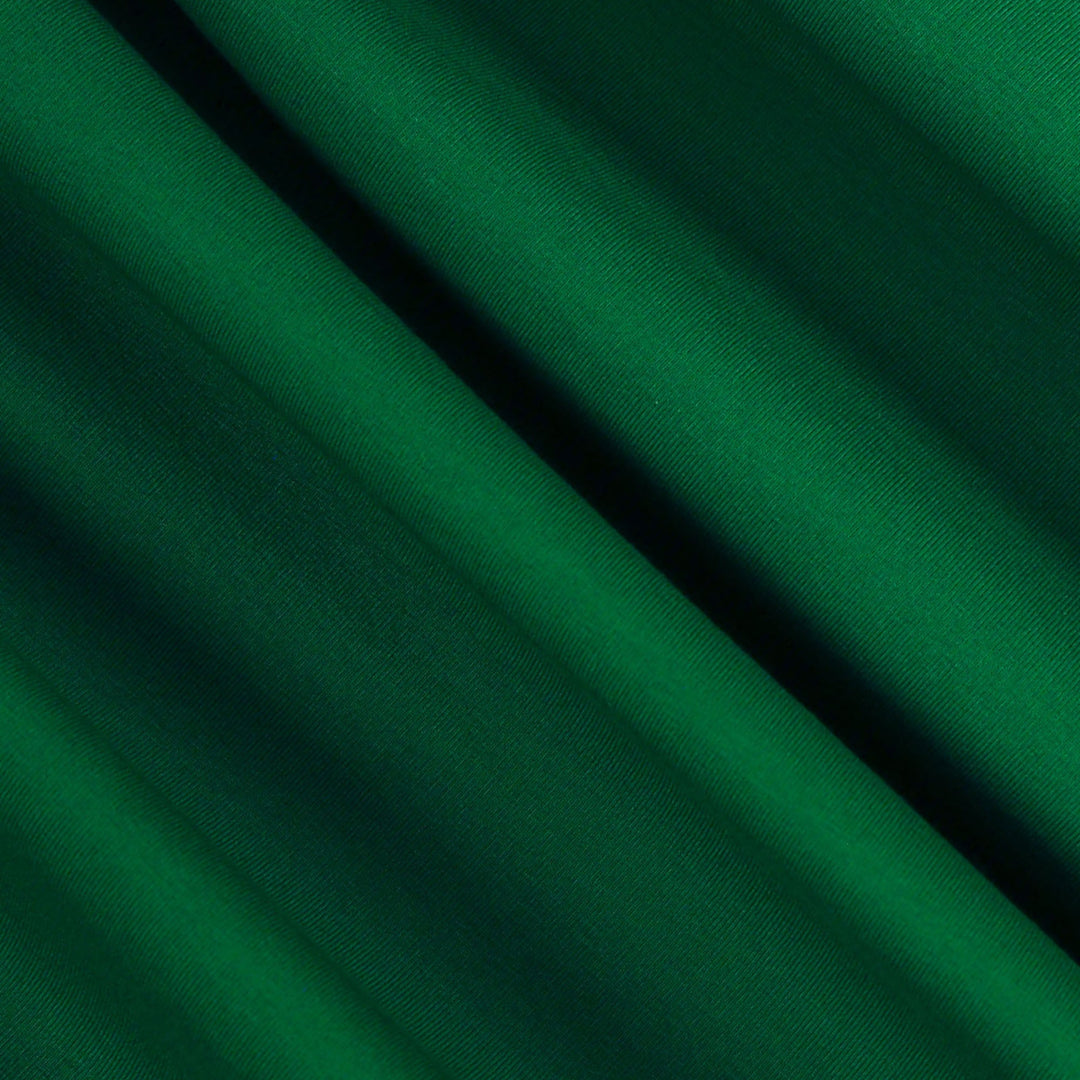 Cotton Spandex Jersey Knit Fabric 190 GSM | Kelly Green | Made in TurkeyKelly Green - FabricLA.com
