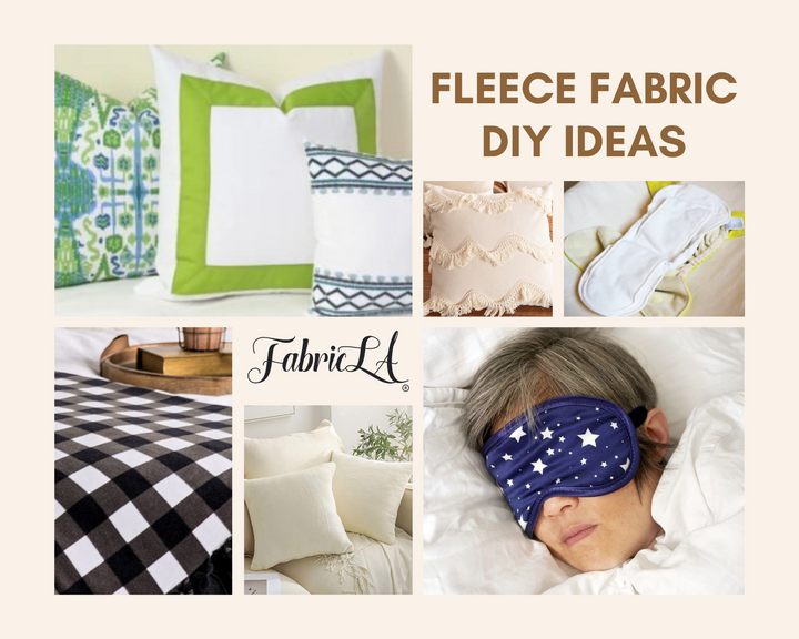 Fleece Fabric By The Yard | American Flag - FabricLA.com