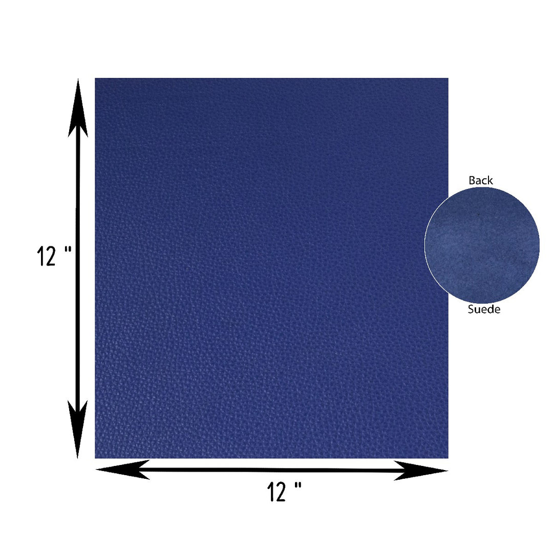 Genuine Leather Tooling and Crafting Sheets | Heavy Duty Full Grain Cowhide (2mm) | Flotter Blue - FabricLA.com