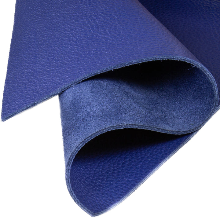 Genuine Leather Tooling and Crafting Sheets | Heavy Duty Full Grain Cowhide (2mm) | Flotter Blue - FabricLA.com