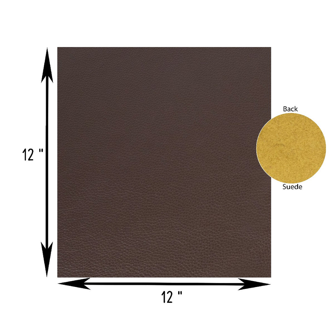 Genuine Leather Tooling and Crafting Sheets | Heavy Duty Full Grain Cowhide (2mm) | Flotter Brown - FabricLA.com