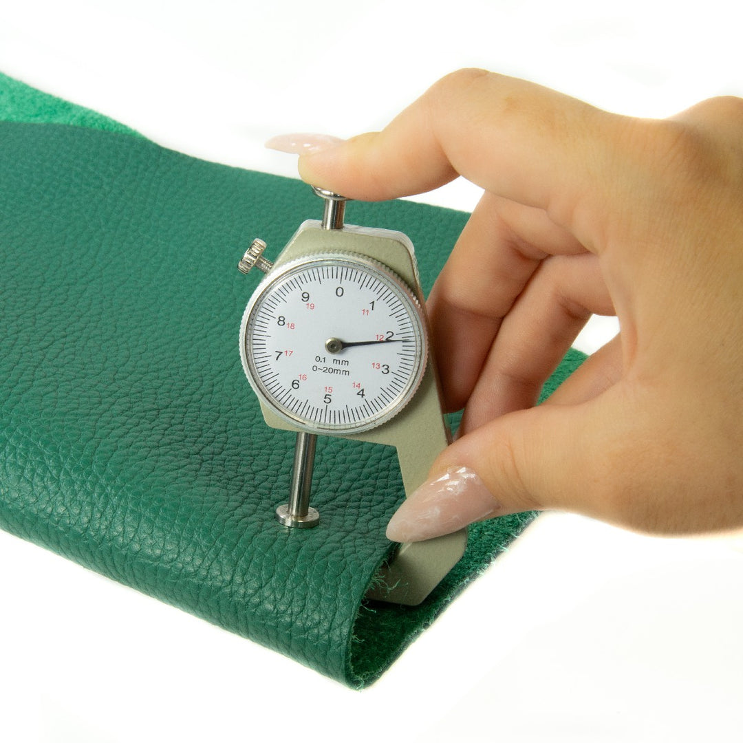 Genuine Leather Tooling and Crafting Sheets | Heavy Duty Full Grain Cowhide (2mm) | Flotter Green - FabricLA.com