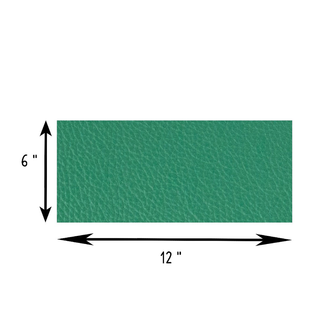 Genuine Leather Tooling and Crafting Sheets | Heavy Duty Full Grain Cowhide (2mm) | Flotter Green - FabricLA.com