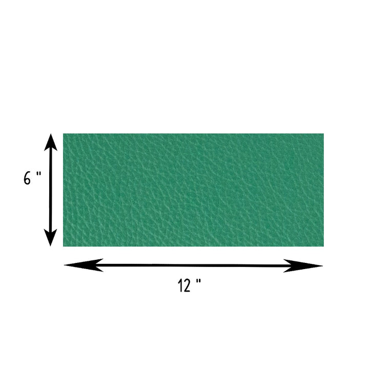 Genuine Leather Tooling and Crafting Sheets | Heavy Duty Full Grain Cowhide (2mm) | Flotter Green - FabricLA.com
