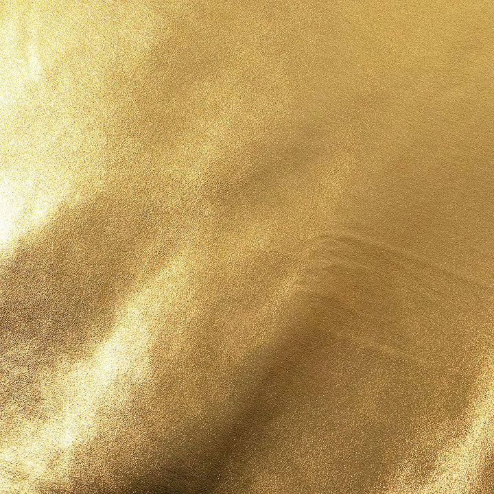 Metallic Lame Foil Spandex Knit Fabric | Gold - FabricLA.com