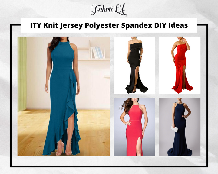 ITY Polyester Spandex Fabric | Purple - FabricLA.com
