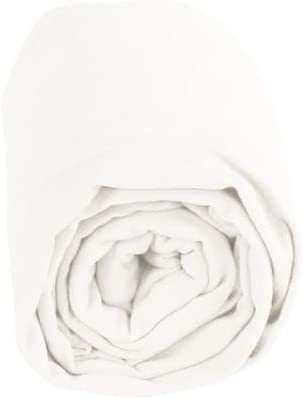 FabricLA DTY Double Brushed Polyester Spandex Knit Fabric | Ivory - FabricLA.com