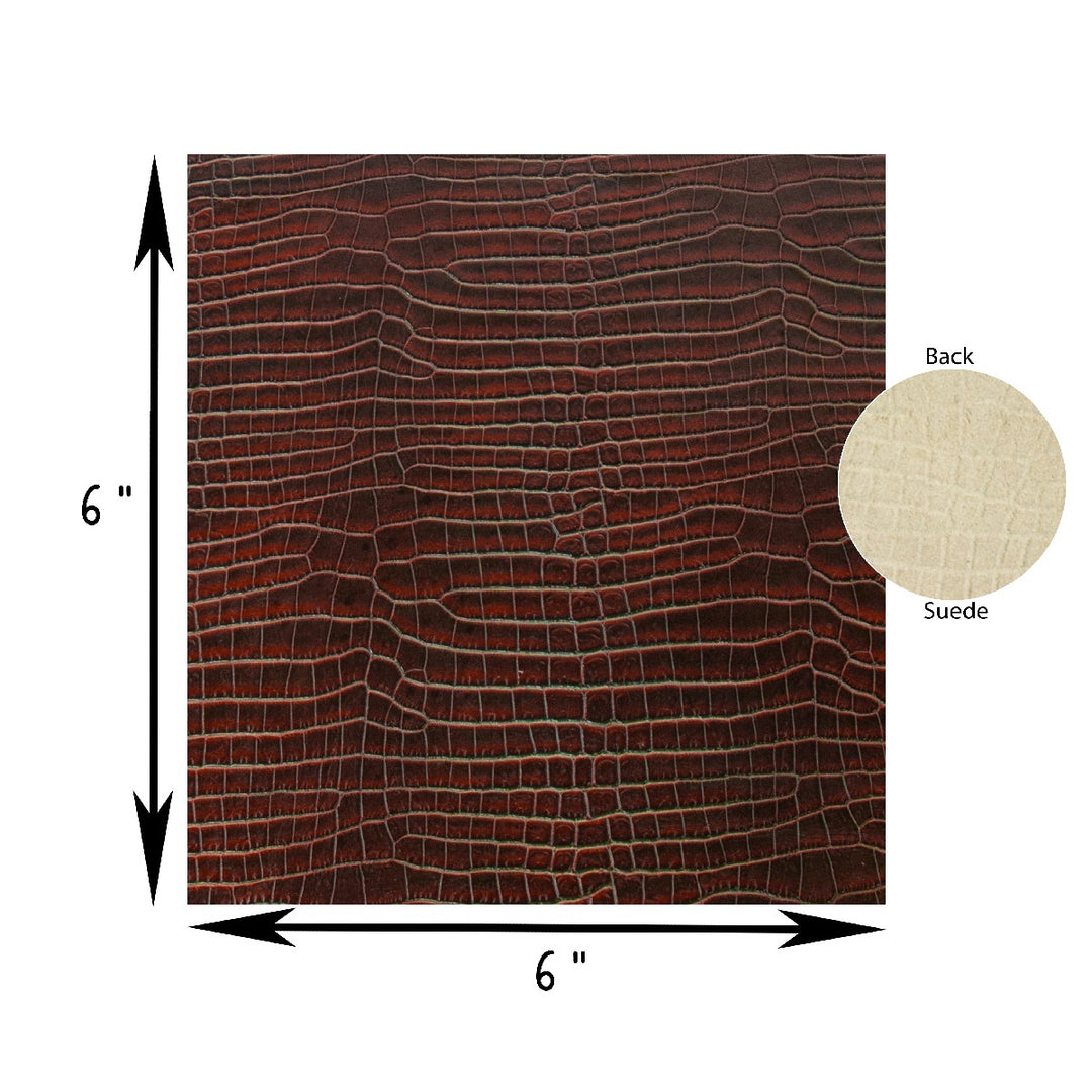 Genuine Leather Tooling and Crafting Sheets | Heavy Duty Full Grain Cowhide (1.2-1.4mm) | Little Tampa Burgundy - FabricLA.com