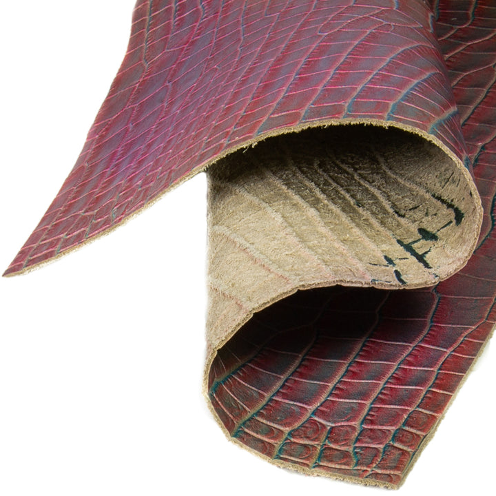 Genuine Leather Tooling and Crafting Sheets | Heavy Duty Full Grain Cowhide (1.2-1.4mm) | Little Tampa Pink - FabricLA.com