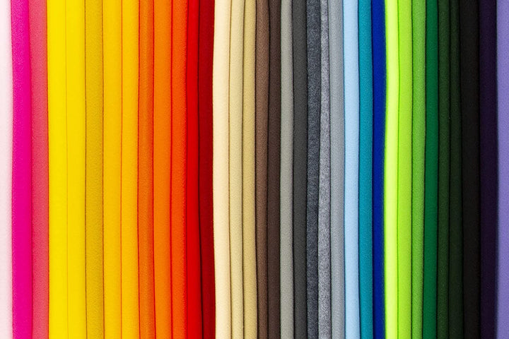 FabricLA 100% Acrylic Felt Fabric - Pre-Cut | 6x6 Inches | 36 pieces | Multi-Colors - FabricLA.com