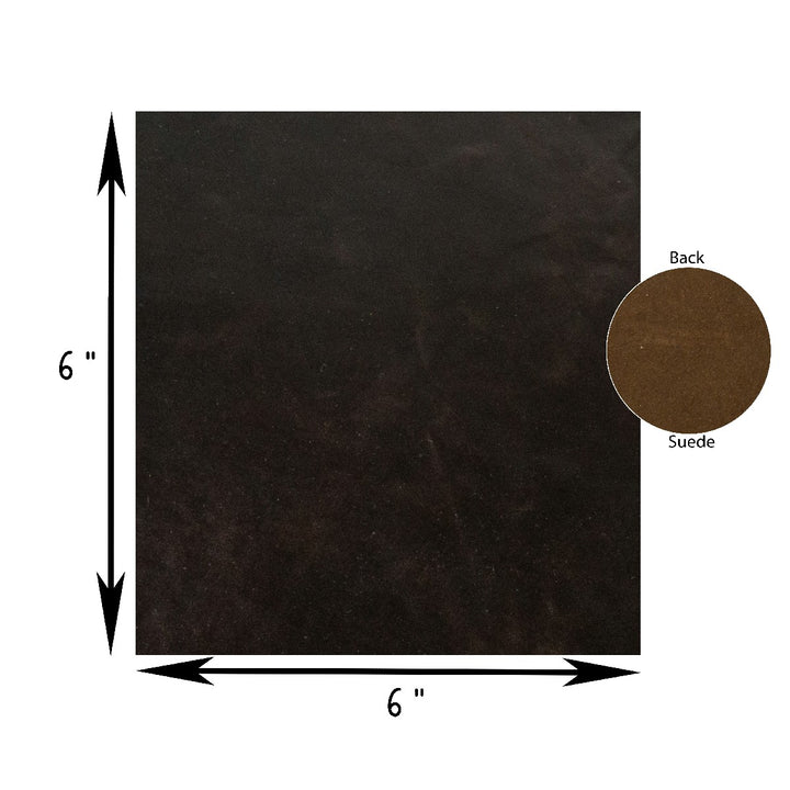 Genuine Leather Tooling and Crafting Sheets | Heavy Duty Full Grain Cowhide (1.1-1.3mm) | Navaro Brown - FabricLA.com