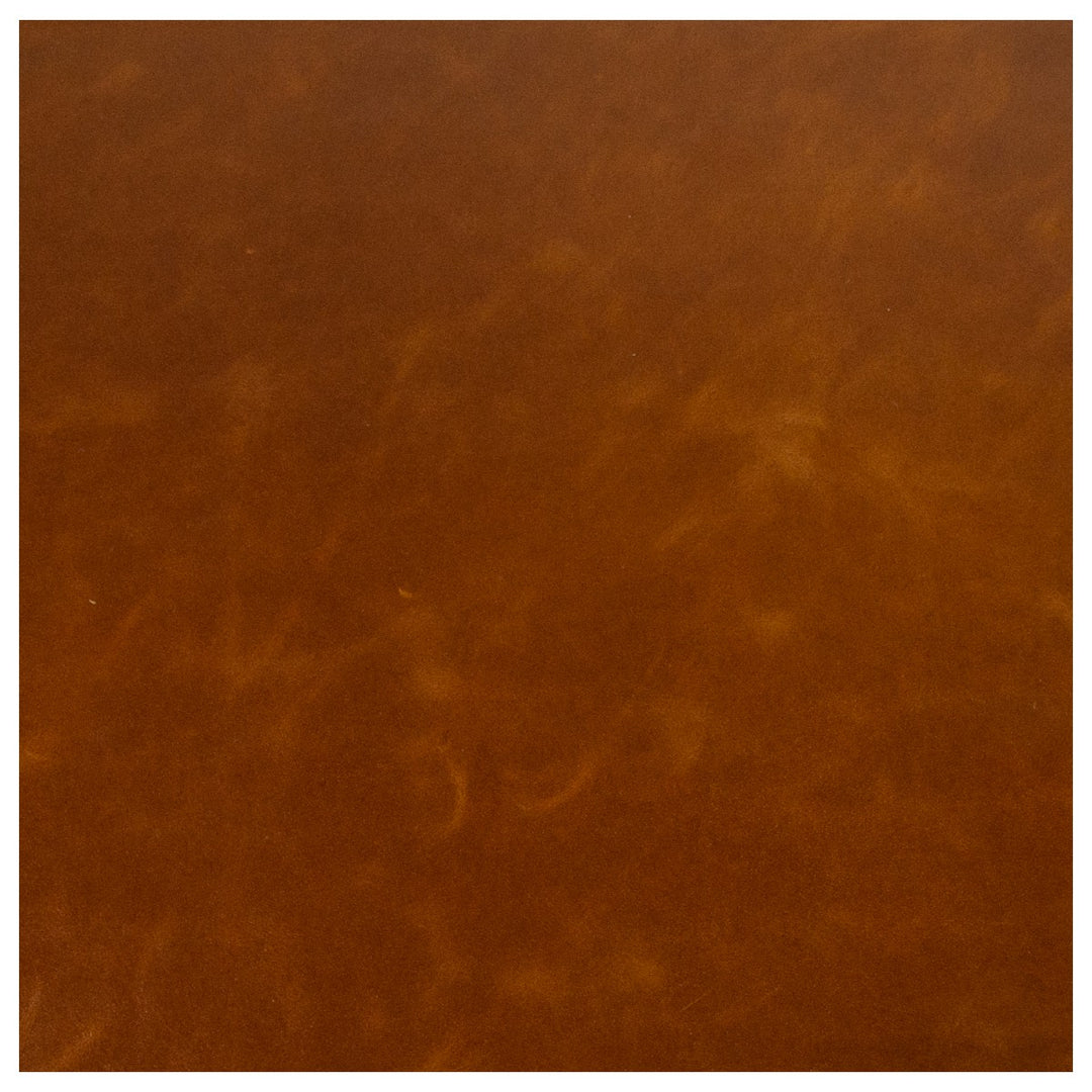 Genuine Leather Tooling and Crafting Sheets | Heavy Duty Full Grain Cowhide (1.1-1.3mm) | Navaro Cognac - FabricLA.com