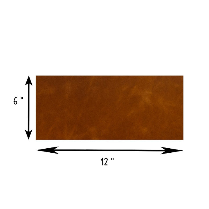 Genuine Leather Tooling and Crafting Sheets | Heavy Duty Full Grain Cowhide (1.1-1.3mm) | Navaro Cognac - FabricLA.com