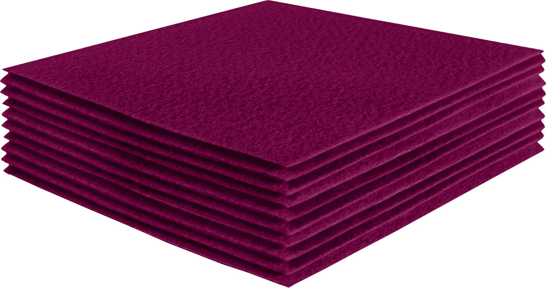 Soft 100% Acrylic Felt Sheets for DIY Crafts and Sewing – Oxblood Burgundy