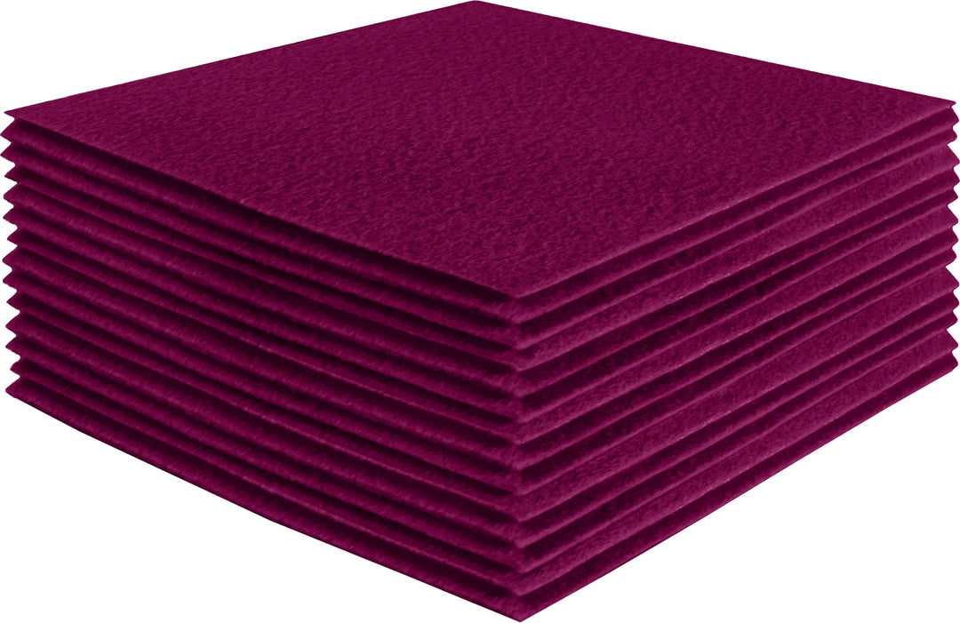 Acrylic Felt Craft Sheet Packs | Oxblood - FabricLA.com