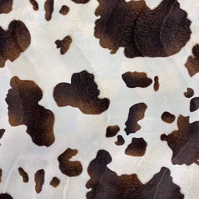 FabricLA Velboa S-Wave Short Pile Faux Print Fabric Material by The Yard | Pony - FabricLA.com