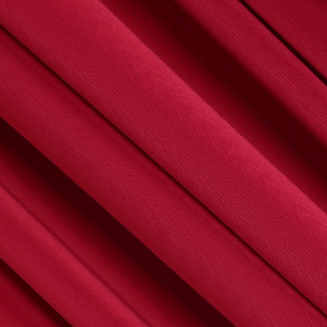 ITY Polyester Spandex Fabric | Red - FabricLA.com