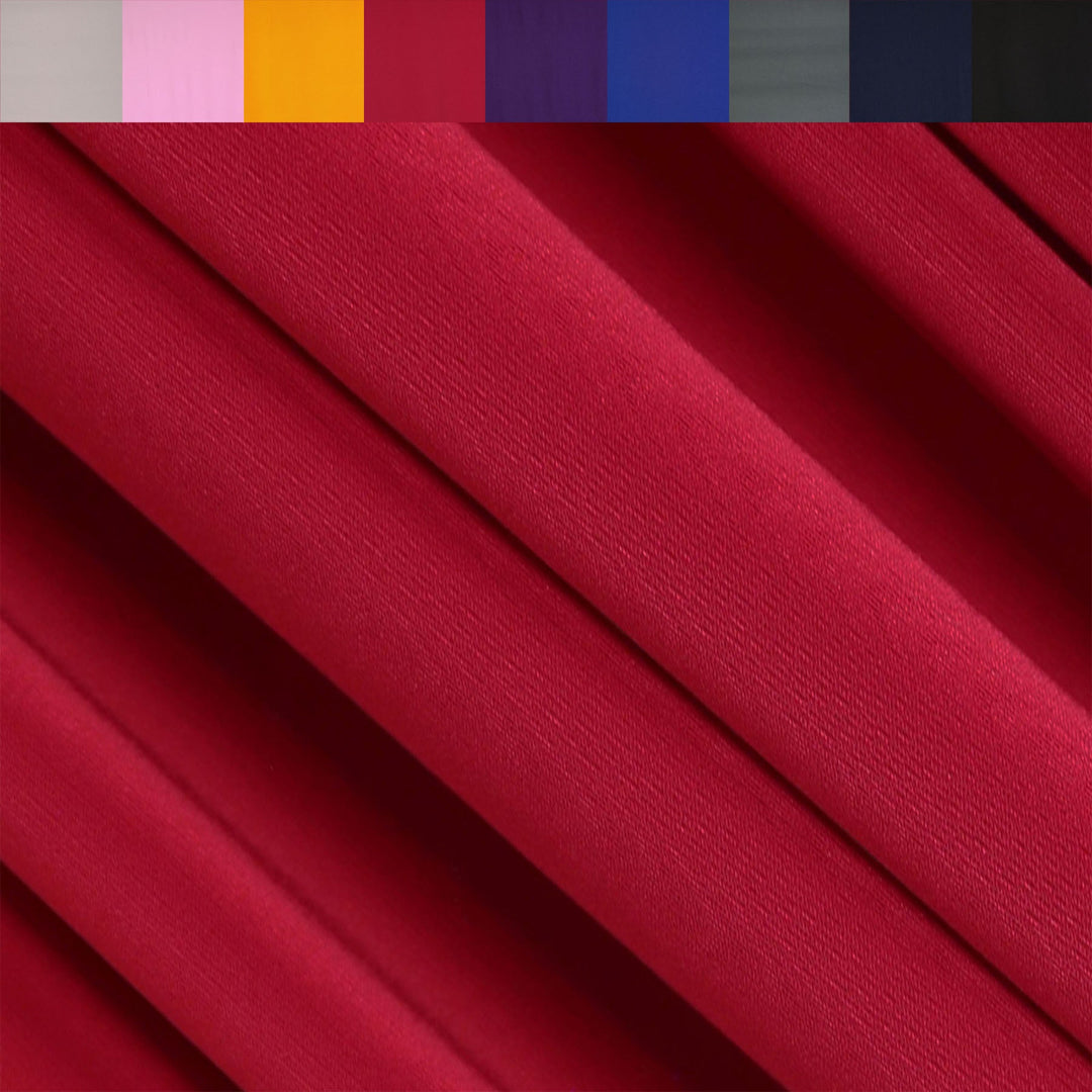 ITY Polyester Spandex Fabric | Red - FabricLA.com