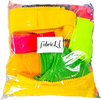 FabricLA | Acrylic Felt Craft Fabric Random Multi-Color Scrap Bag Bundle - 5 oz - Great for Sewing, Cushion and Padding, DIY Arts & Crafts! - FabricLA.com