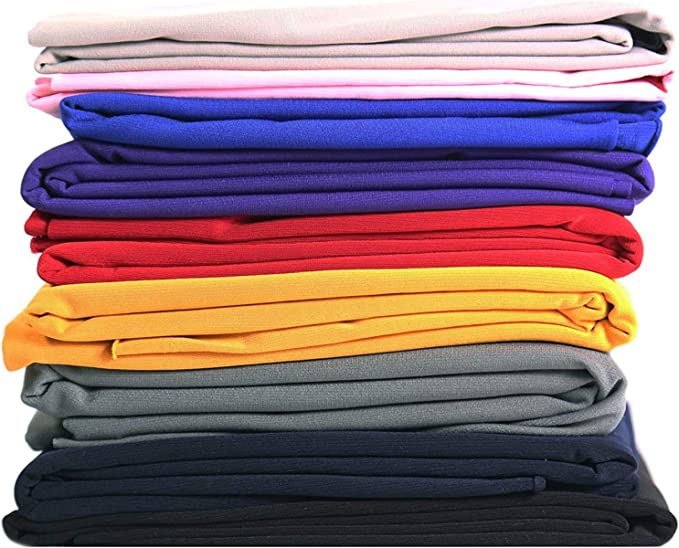 ITY Polyester Spandex Fabric | Silver - FabricLA.com