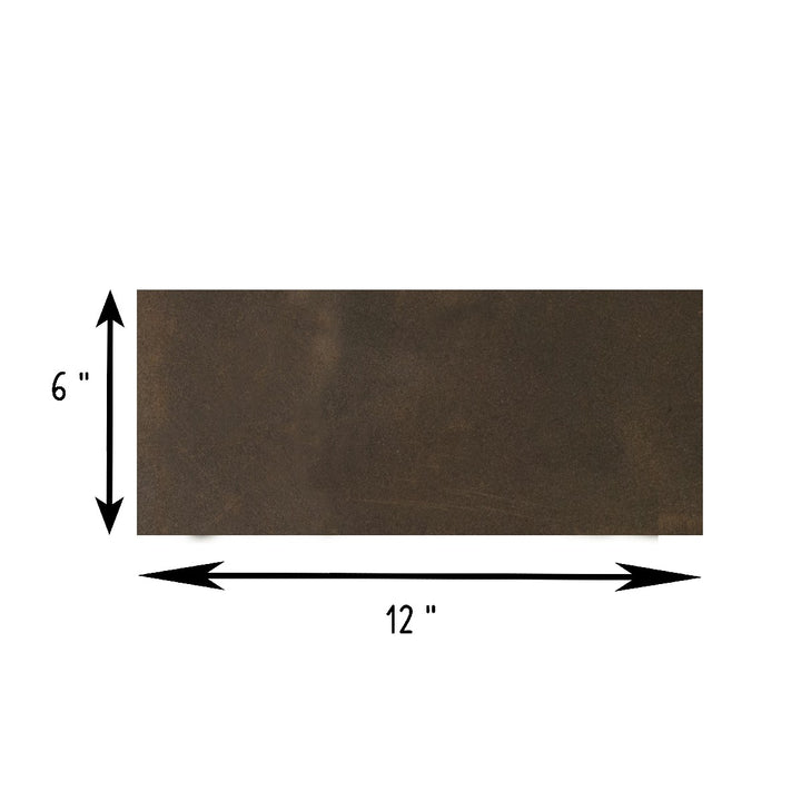 Genuine Leather Tooling and Crafting Sheets | Heavy Duty Full Grain Cowhide (2.4-2.6mm) | Splitting Crazy Brown - FabricLA.com