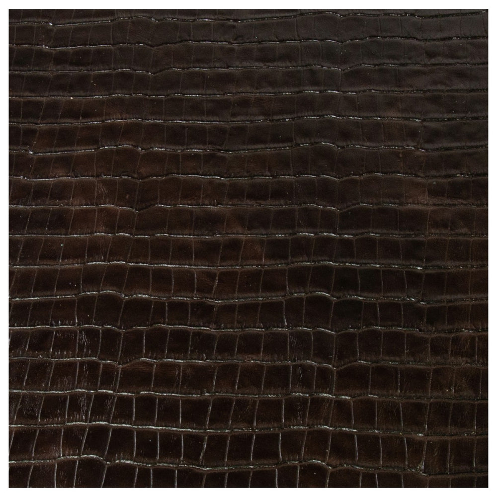 Genuine Leather Tooling and Crafting Sheets | Heavy Duty Full Grain Cowhide (1.2-1.4mm) | Tampa Dk. Brown - FabricLA.com