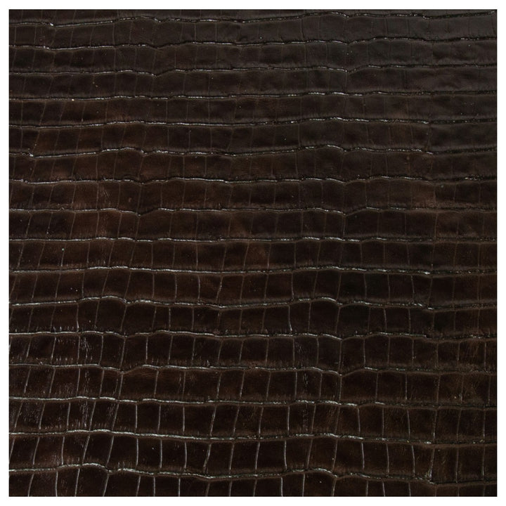 Genuine Leather Tooling and Crafting Sheets | Heavy Duty Full Grain Cowhide (1.2-1.4mm) | Tampa Dk. Brown - FabricLA.com