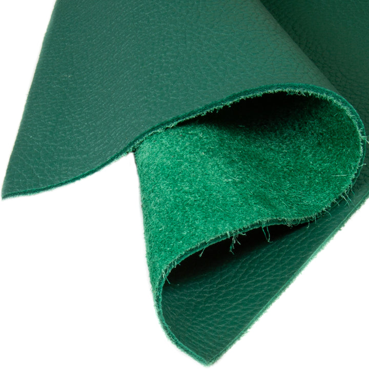 Genuine Leather Tooling and Crafting Sheets | Heavy Duty Full Grain Cowhide (2mm) | Flotter Green - FabricLA.com