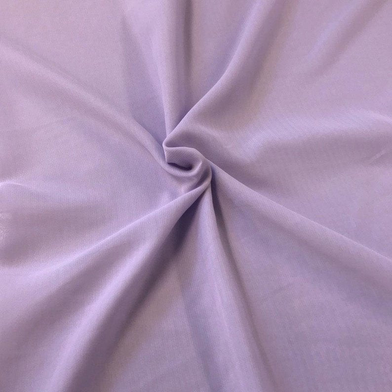 FabricLA Hi Multi Chiffon Fabric | Lilac - FabricLA.com