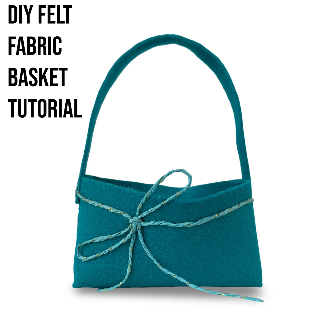 DIY Felt Basket by FabricLA