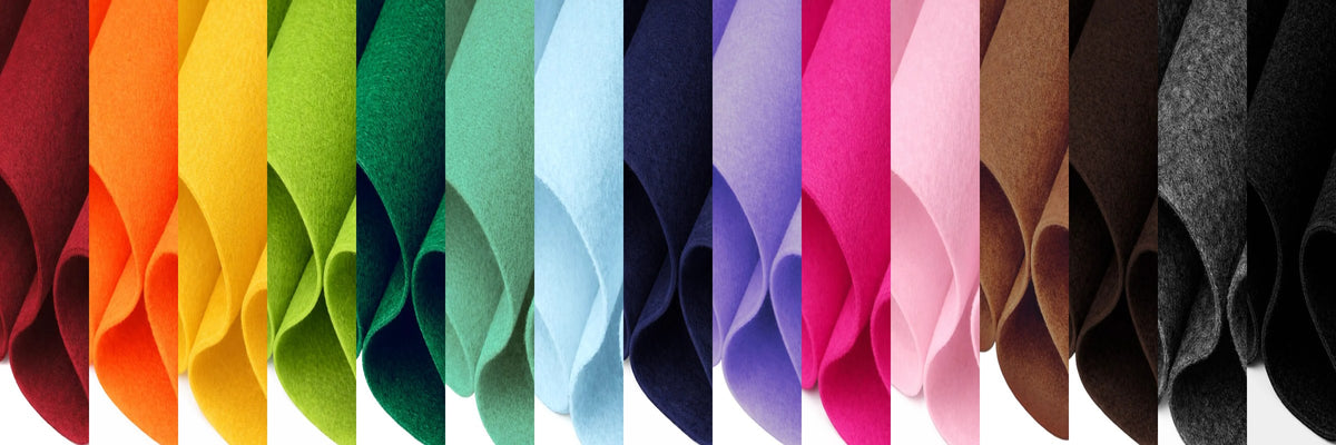 4x4 acrylic felt sheets in 40+ colors