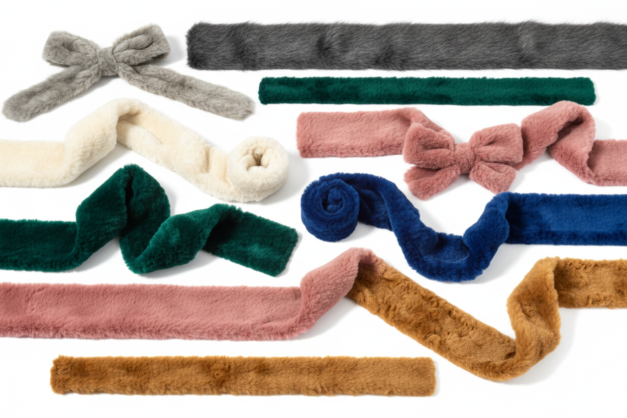 Faux Fur Ribbon 8X60