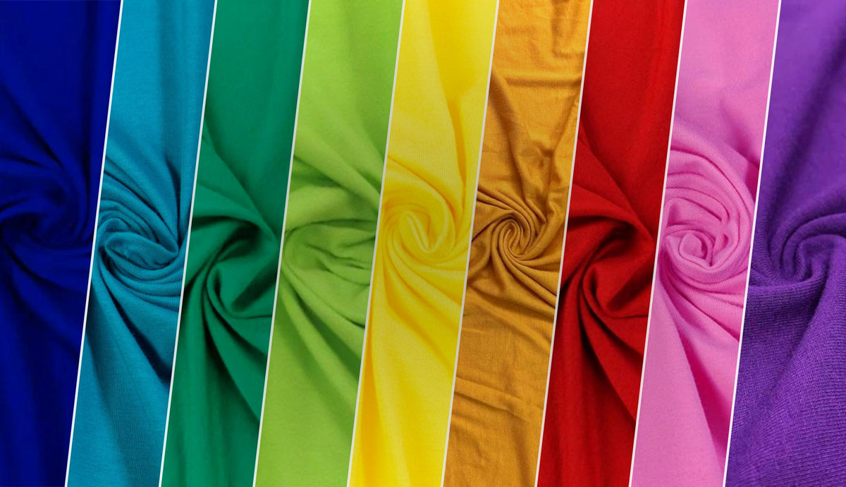 10 oz cotton spandex jersey fabric colors - FabricLA