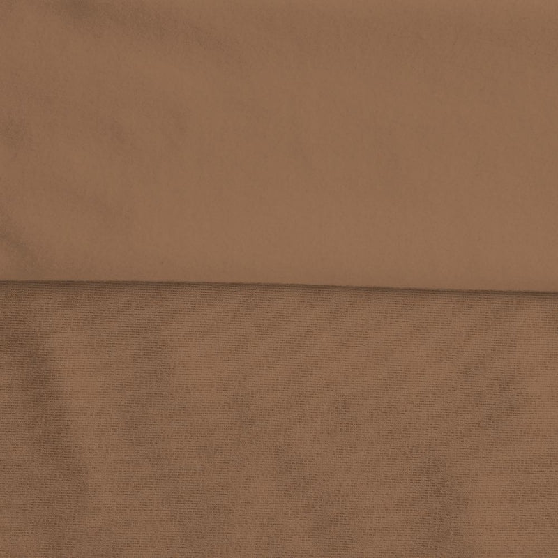 Khaki sweatshirt fleece swatch