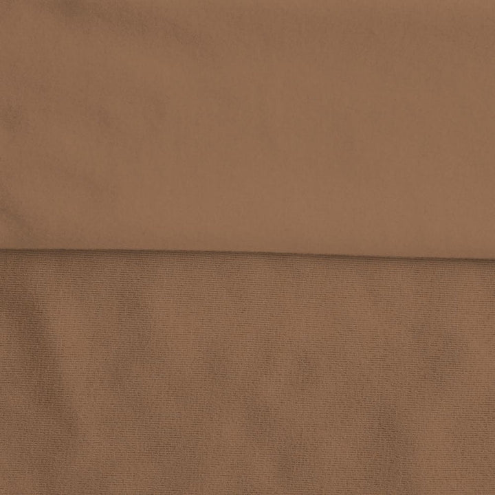 Khaki sweatshirt fleece swatch
