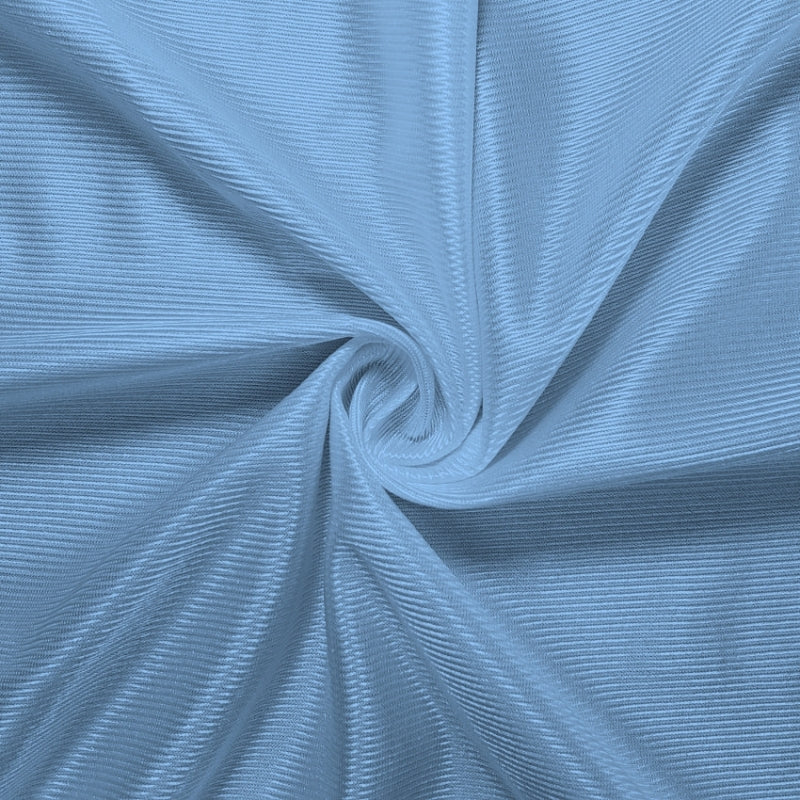 Athletic Dazzle Polyester fabric in Sky Blue, sold by the yard
