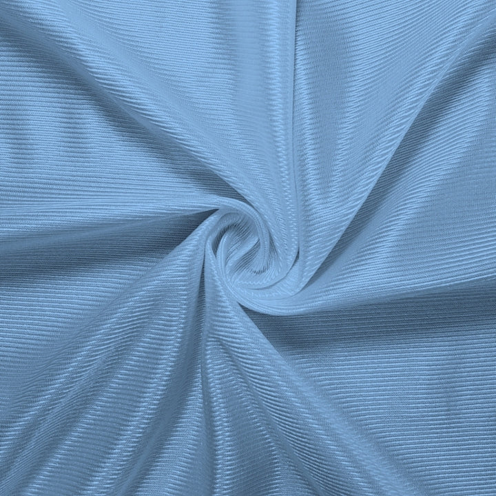 Athletic Dazzle Polyester fabric in Sky Blue, sold by the yard