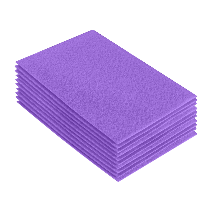 Acrylic Felt 9"X12" Sheet Packs | Lavender - FabricLA.com