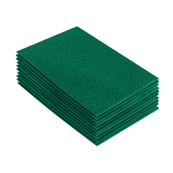 Acrylic Felt 9"X12" Sheet Packs | Kelly Green - FabricLA.com