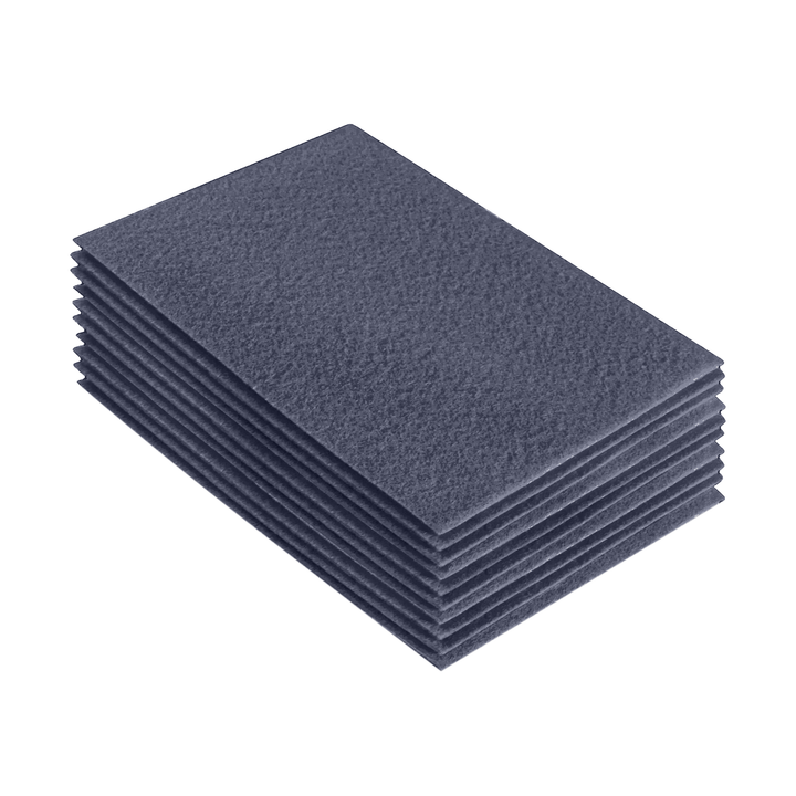 Acrylic Felt 9"X12" Sheet Packs | Heather Grey - FabricLA.com