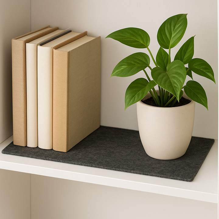 FabricLA 3.2mm Felt Drawer & Shelf Liner – Rounded Corners • Cut-to-Fit • Won’t Fray • Free Shipping