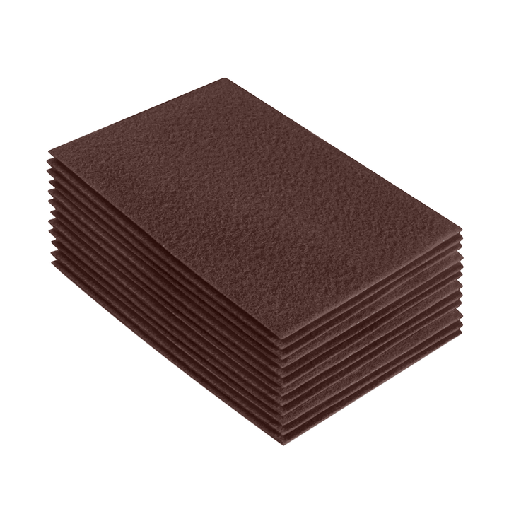 Acrylic Felt 9"X12" Sheet Packs | Light Brown - FabricLA.com