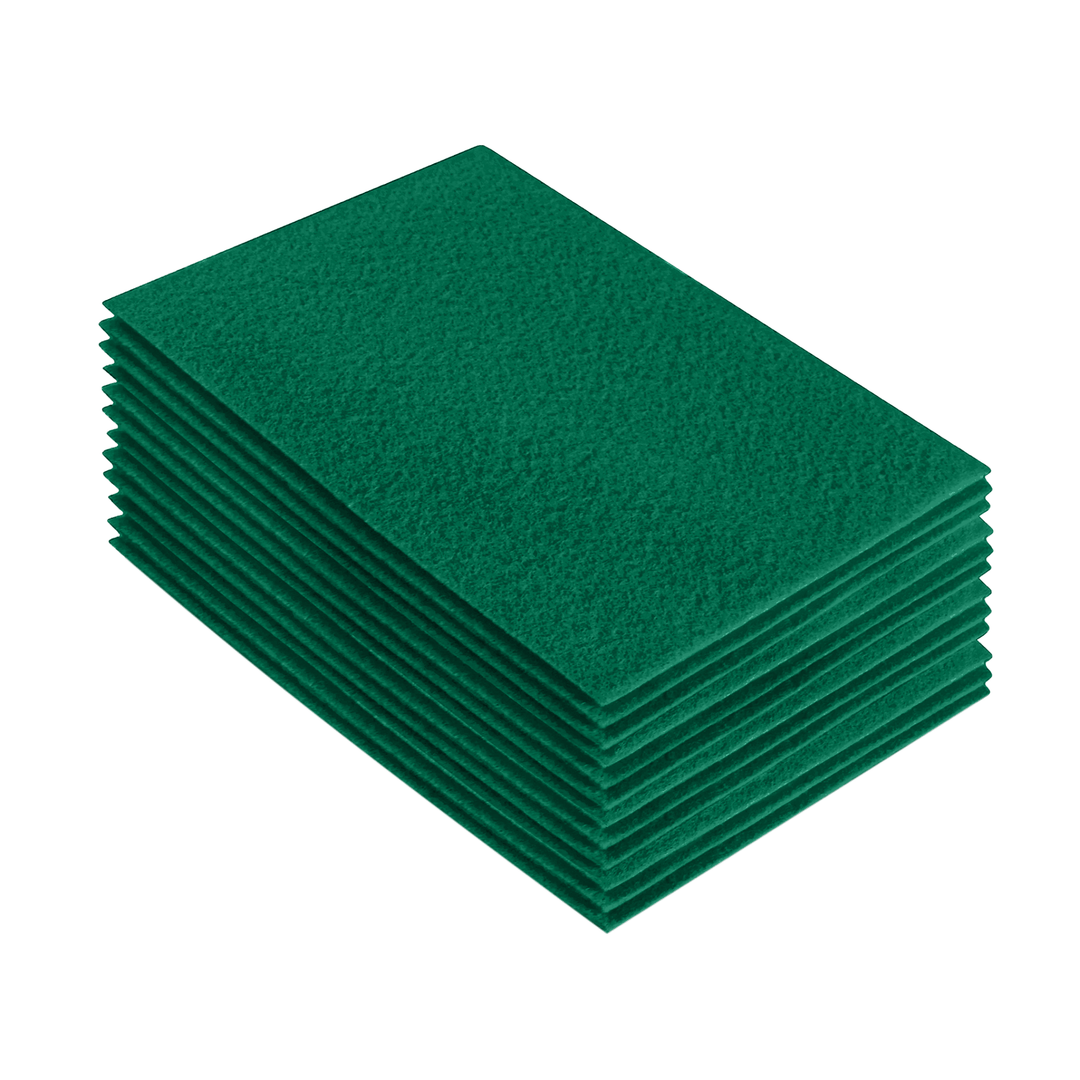 Acrylic Felt 9"X12" Sheet Packs | Kelly Green - FabricLA.com