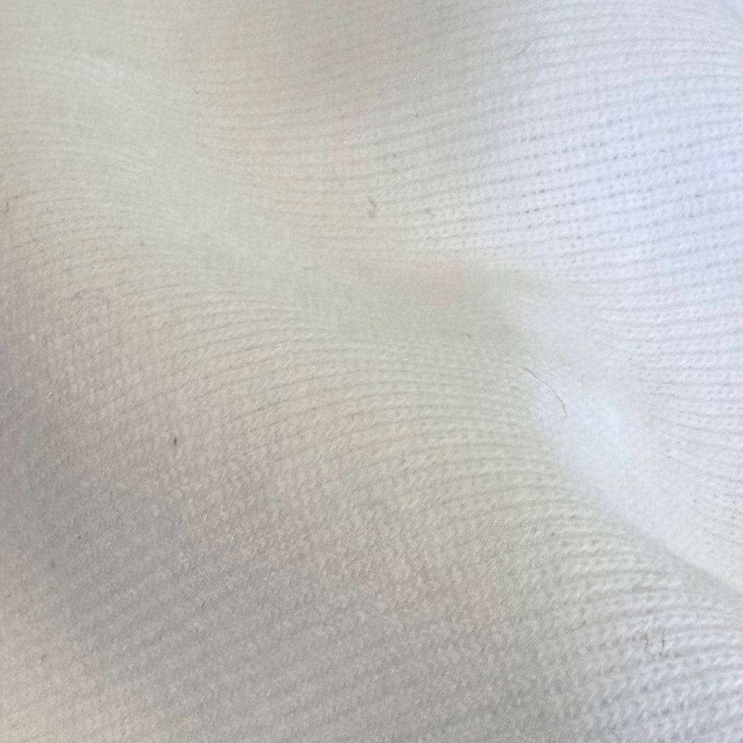 Close-up of white fabric texture