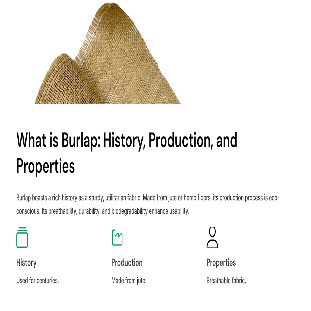 Natural Burlap Fabric Roll - Eco-Friendly Jute for Crafts, Décor, and Events