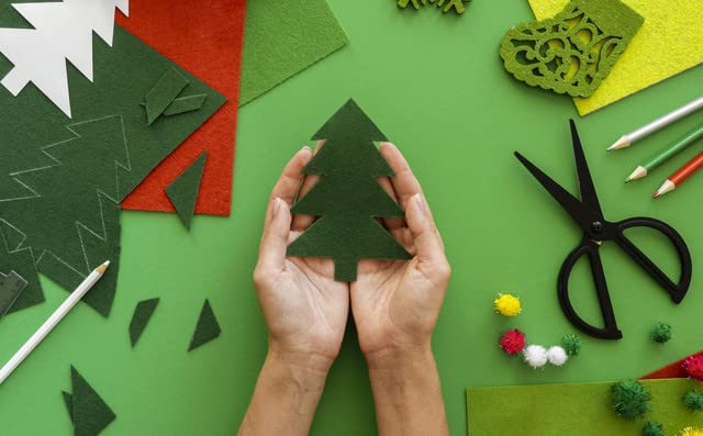 Acrylic Felt 9"X12" Sheet Packs | Heather Gray - FabricLA.com