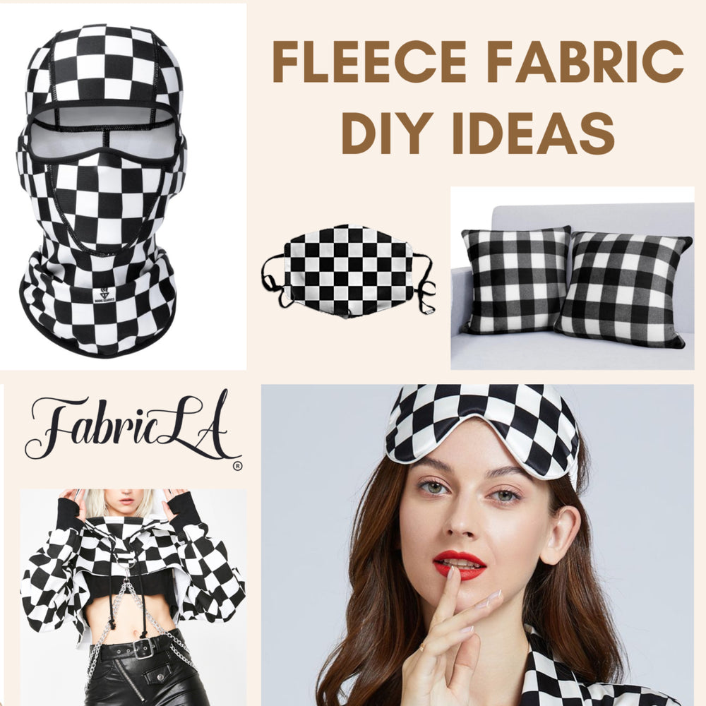 Fleece Fabric By The Yard | Paws Print (Yellow & Black) - FabricLA.com